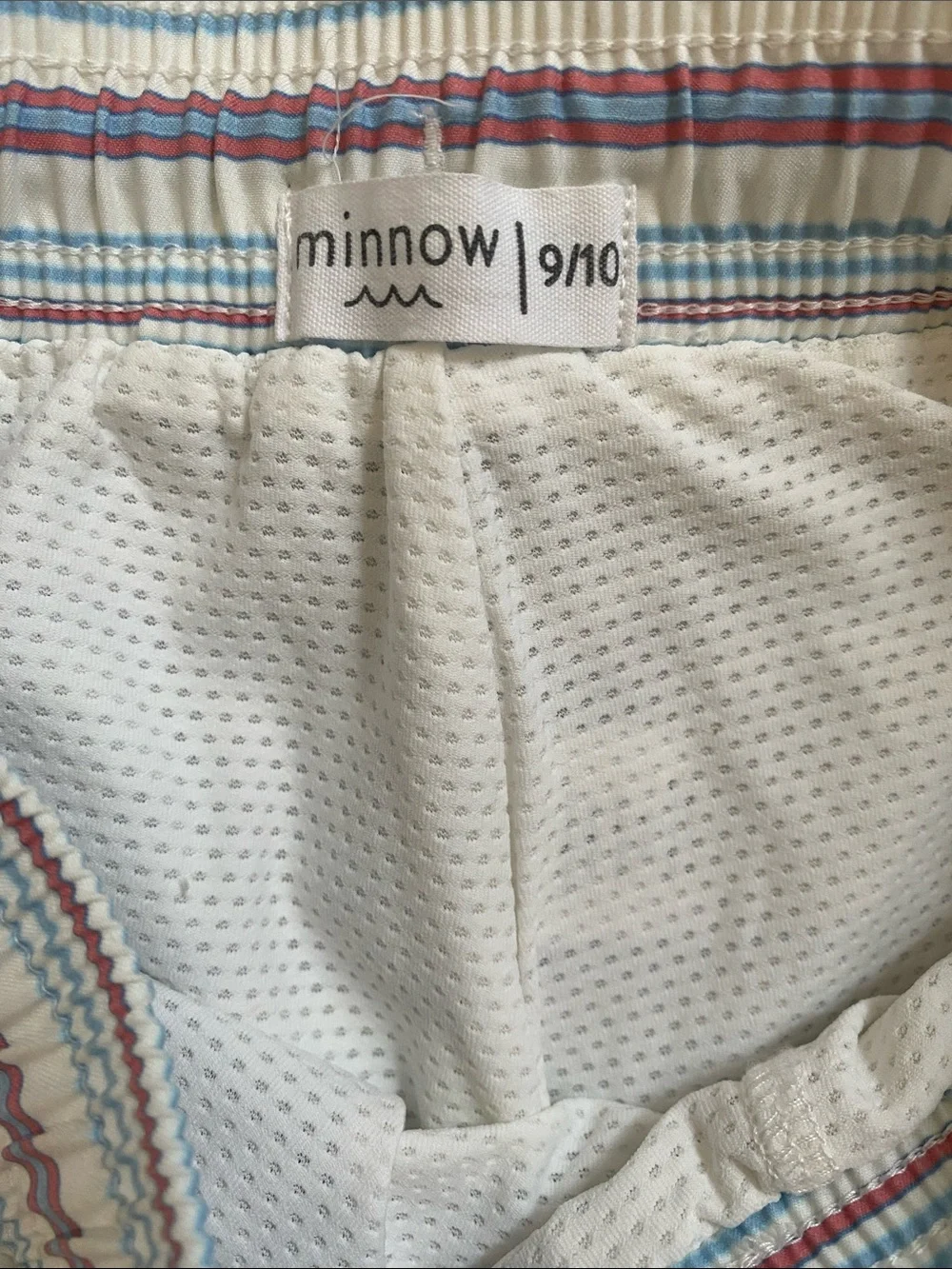 Americana stripe minnow swim trunks 9/10